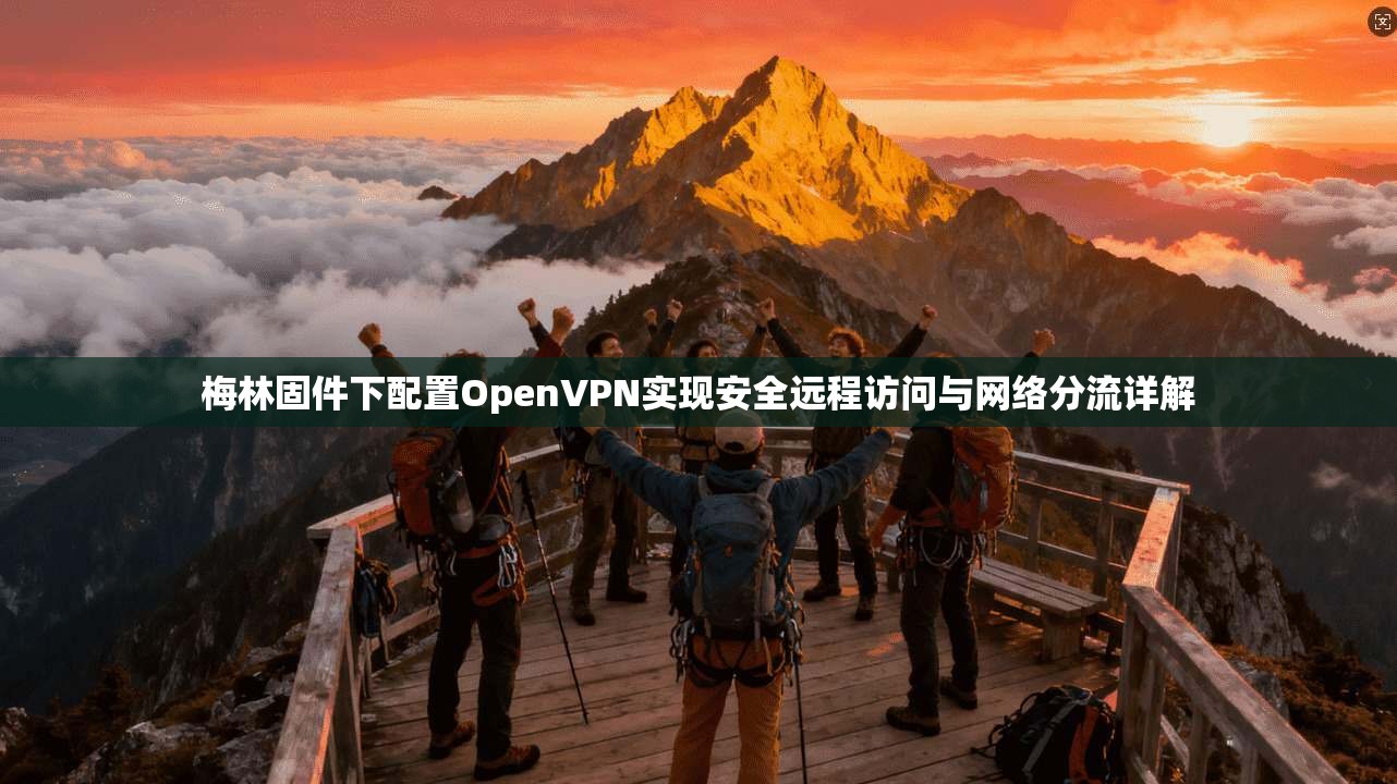 梅林固件下配置OpenVPN实现安全远程访问与网络分流详解