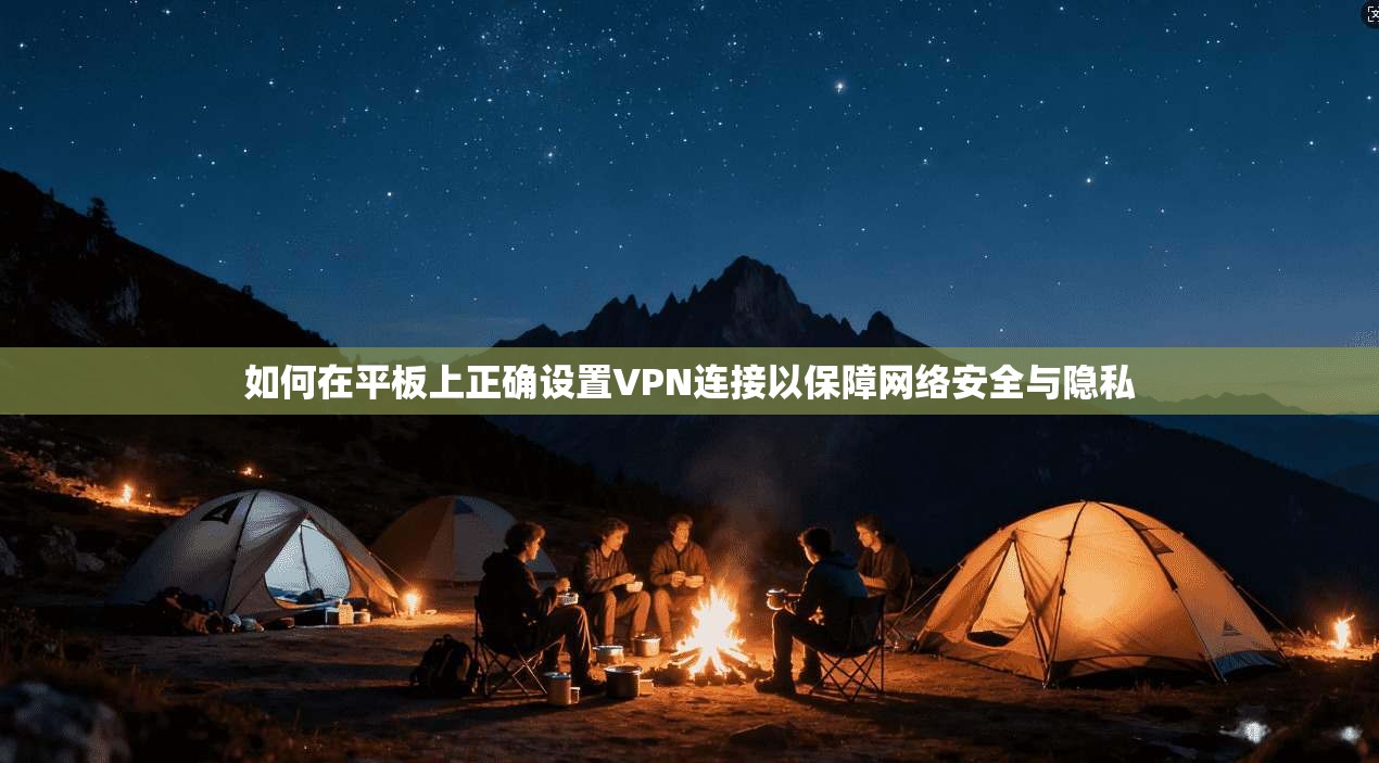 如何在平板上正确设置VPN连接以保障网络安全与隐私