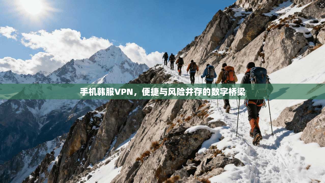 手机韩服VPN，便捷与风险并存的数字桥梁