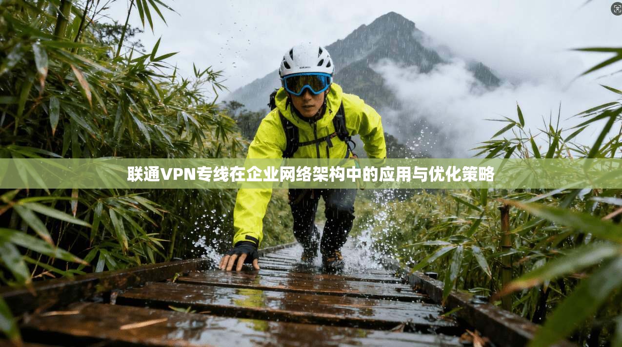联通VPN专线在企业网络架构中的应用与优化策略