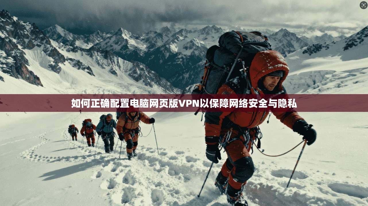 如何正确配置电脑网页版VPN以保障网络安全与隐私