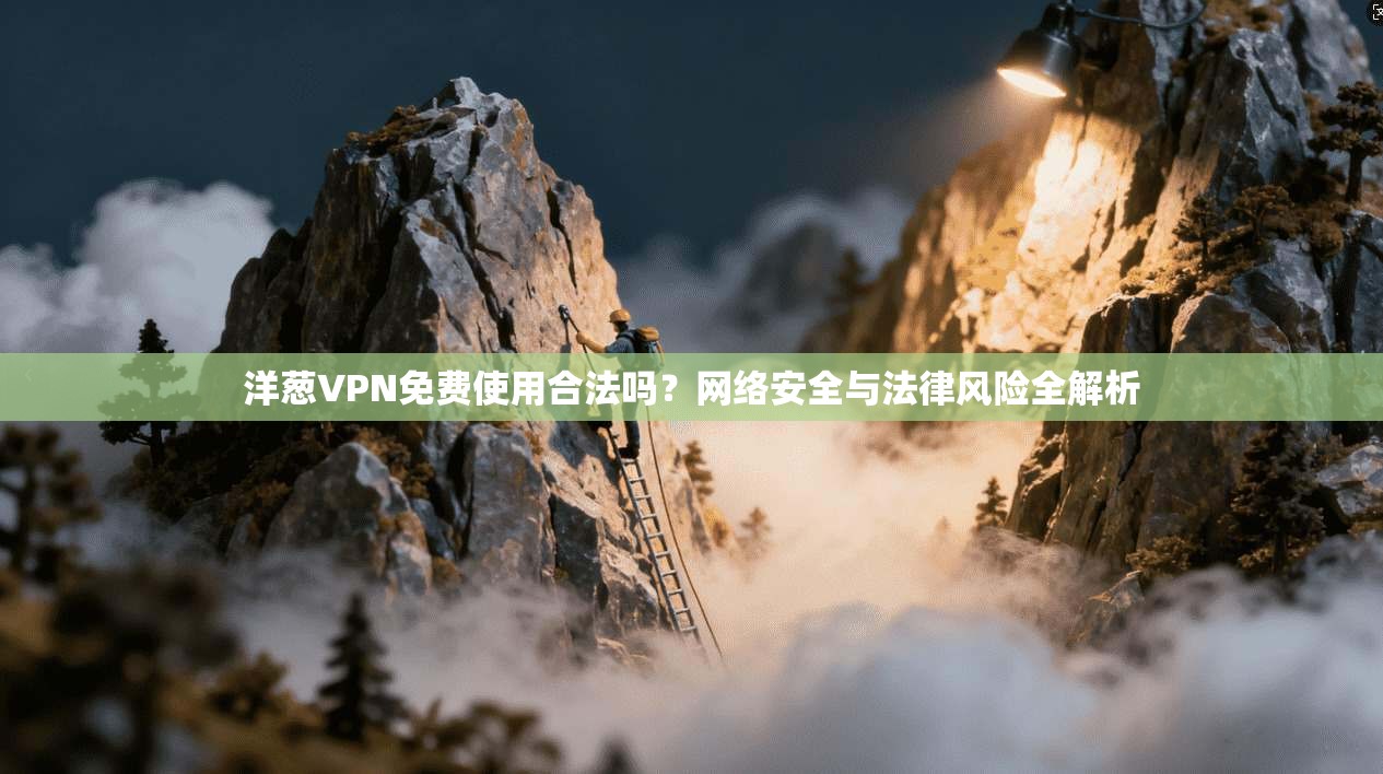 洋葱VPN免费使用合法吗？网络安全与法律风险全解析