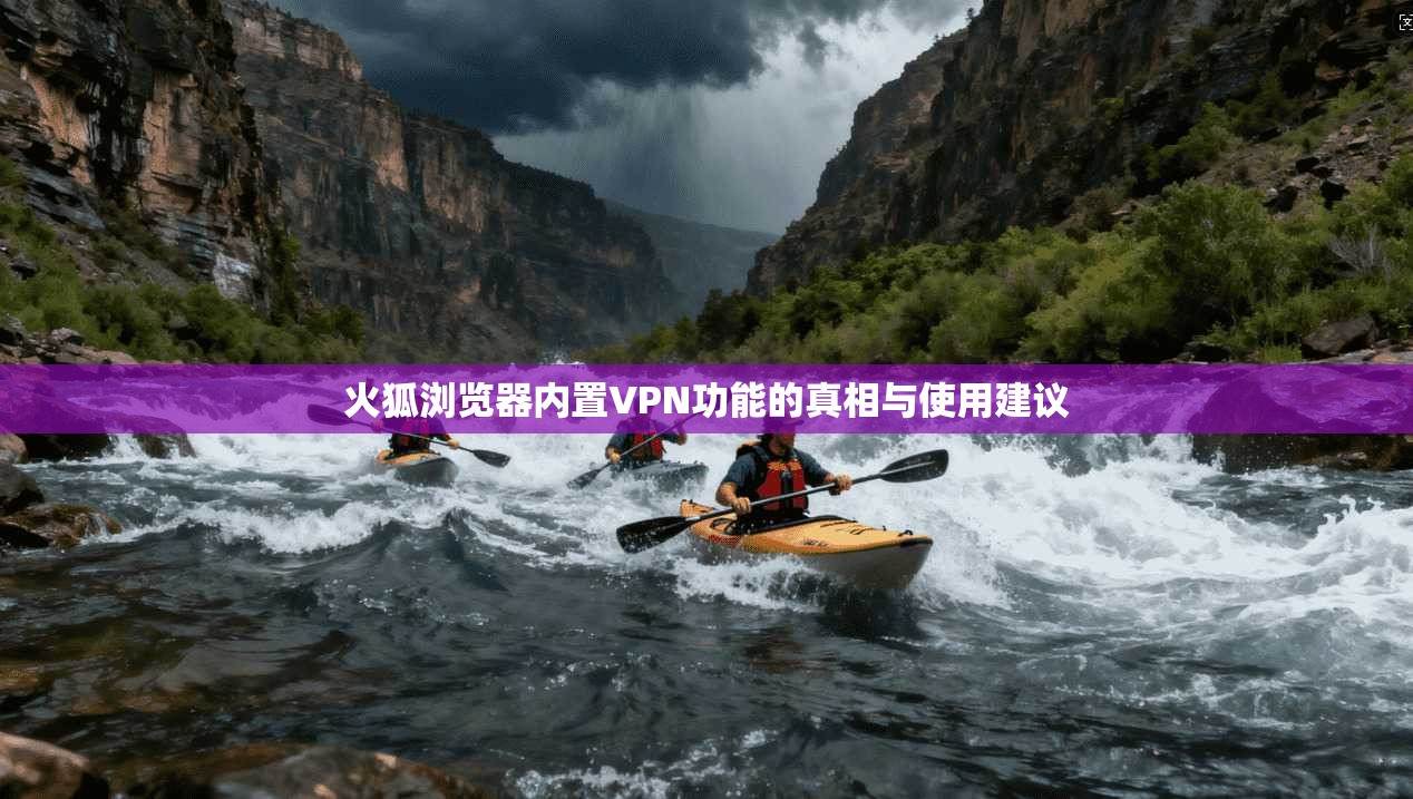火狐浏览器内置VPN功能的真相与使用建议