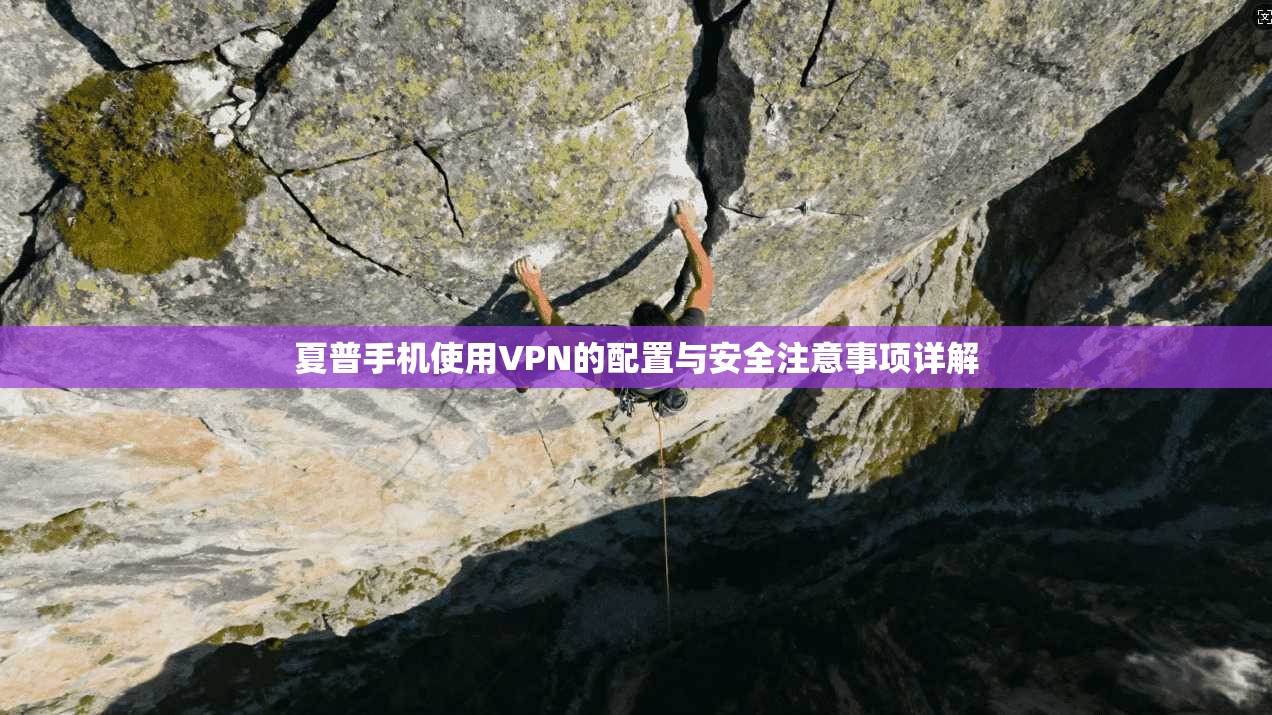 夏普手机使用VPN的配置与安全注意事项详解