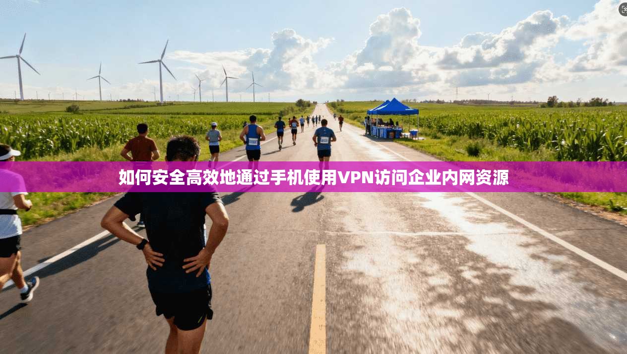 如何安全高效地通过手机使用VPN访问企业内网资源