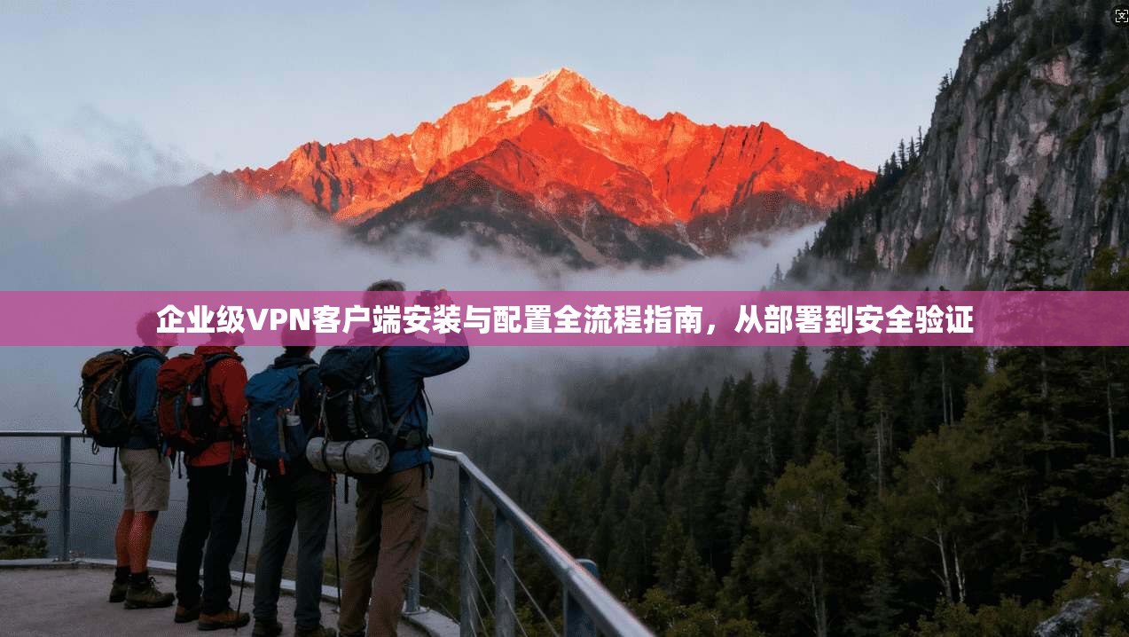 企业级VPN客户端安装与配置全流程指南，从部署到安全验证