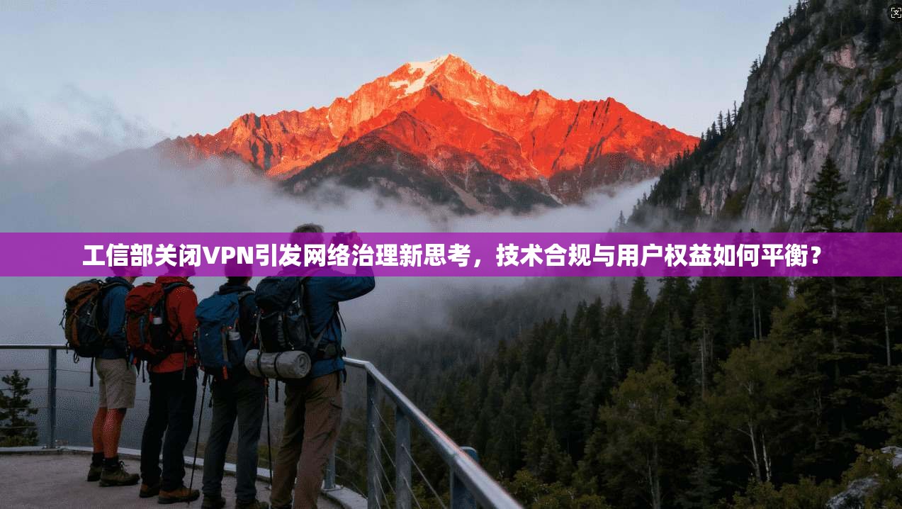 工信部关闭VPN引发网络治理新思考，技术合规与用户权益如何平衡？