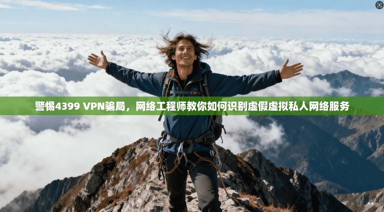 警惕4399 VPN骗局，网络工程师教你如何识别虚假虚拟私人网络服务