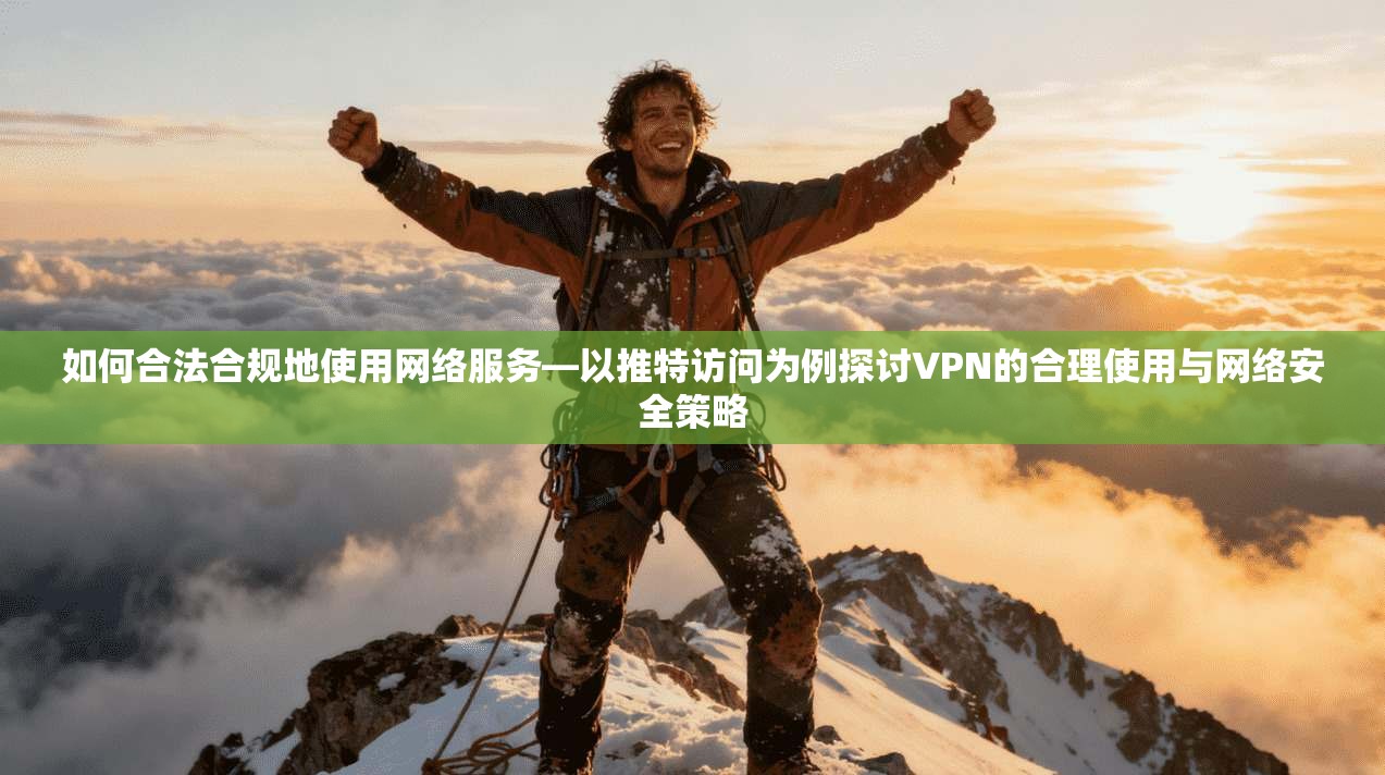 如何合法合规地使用网络服务—以推特访问为例探讨VPN的合理使用与网络安全策略