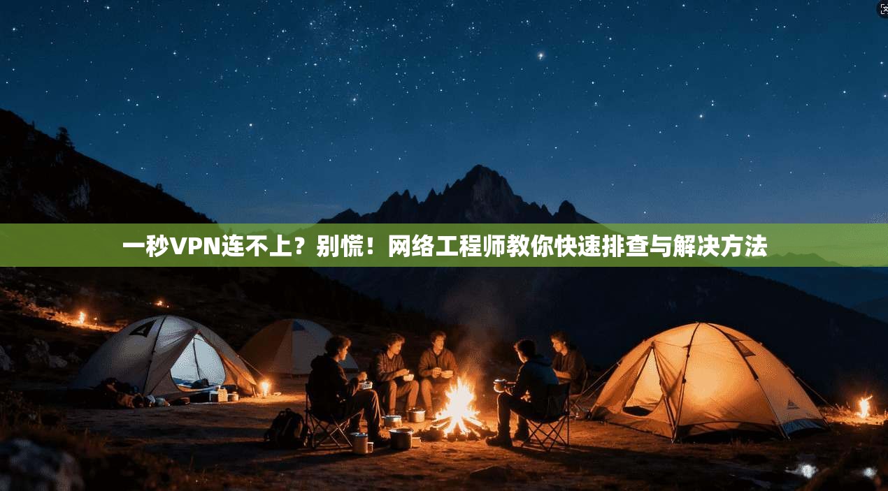 一秒VPN连不上?别慌!网络工程师教你快速排查与解决方法 一秒VPN连不上?别慌!网络工程师教你快速排查与解决方法