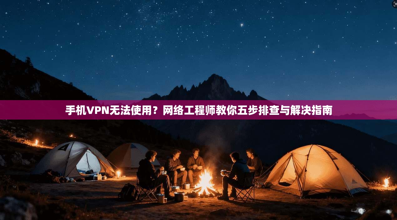 手机VPN无法使用？网络工程师教你五步排查与解决指南