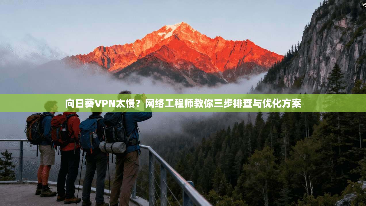 向日葵VPN太慢？网络工程师教你三步排查与优化方案