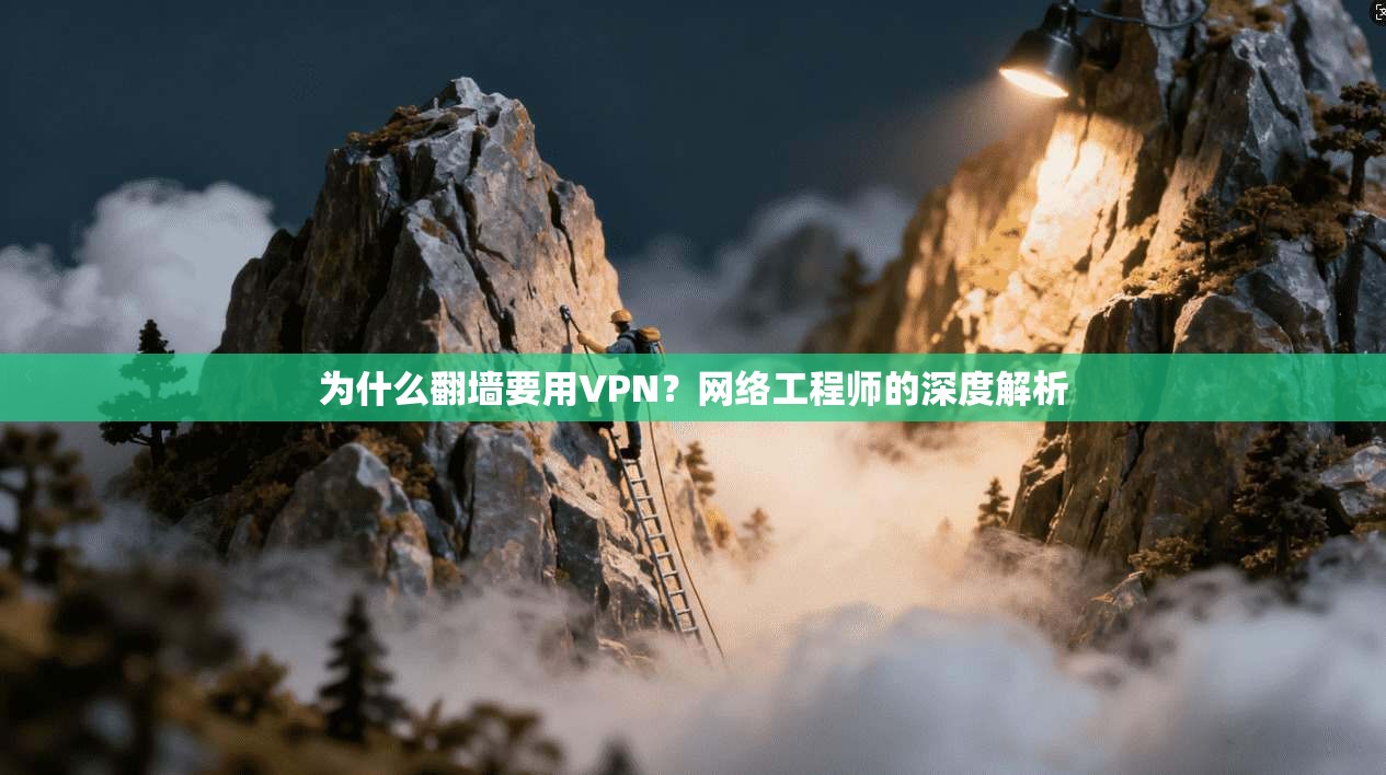 为什么翻墙要用VPN？网络工程师的深度解析