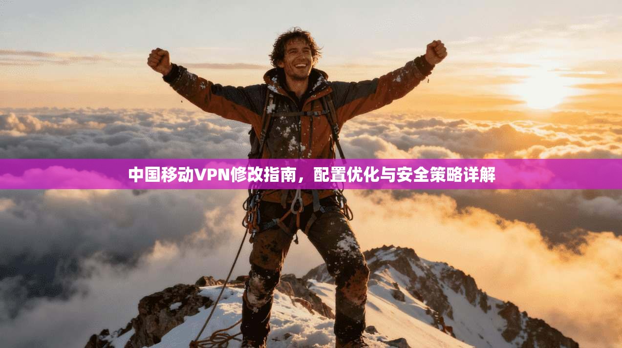 中国移动VPN修改指南，配置优化与安全策略详解