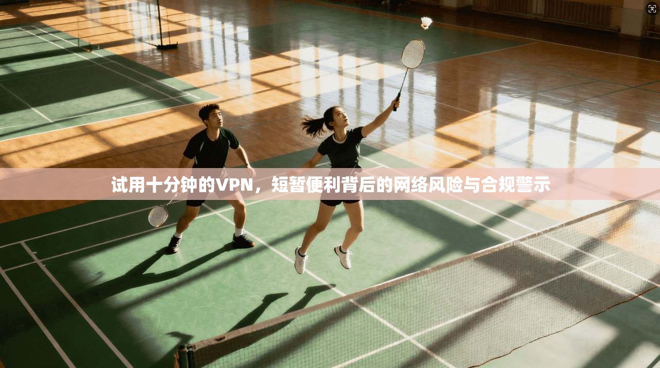 试用十分钟的VPN，短暂便利背后的网络风险与合规警示