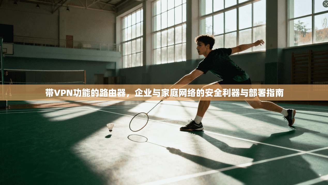 带VPN功能的路由器，企业与家庭网络的安全利器与部署指南