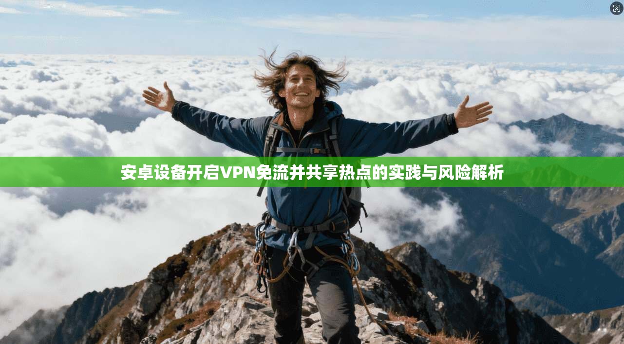 安卓设备开启VPN免流并共享热点的实践与风险解析