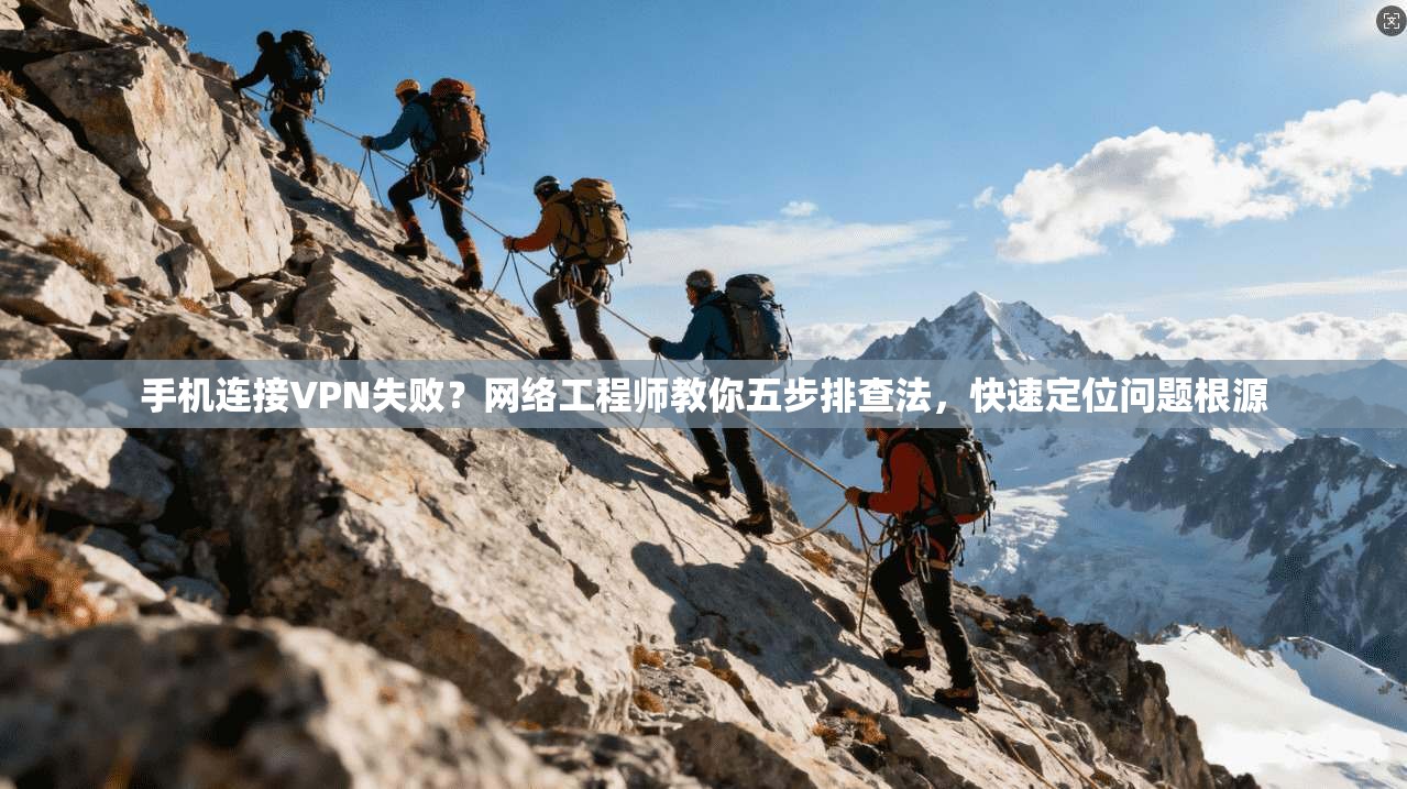 手机连接VPN失败？网络工程师教你五步排查法，快速定位问题根源