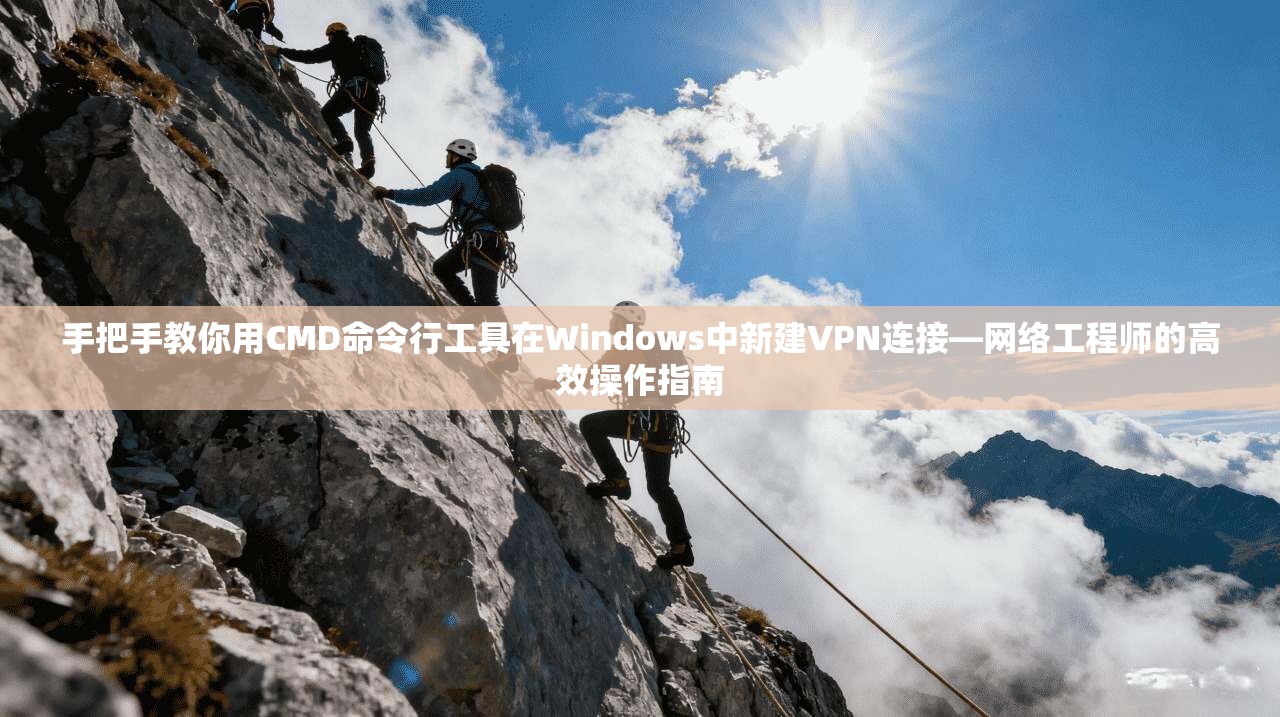 手把手教你用CMD命令行工具在Windows中新建VPN连接—网络工程师的高效操作指南