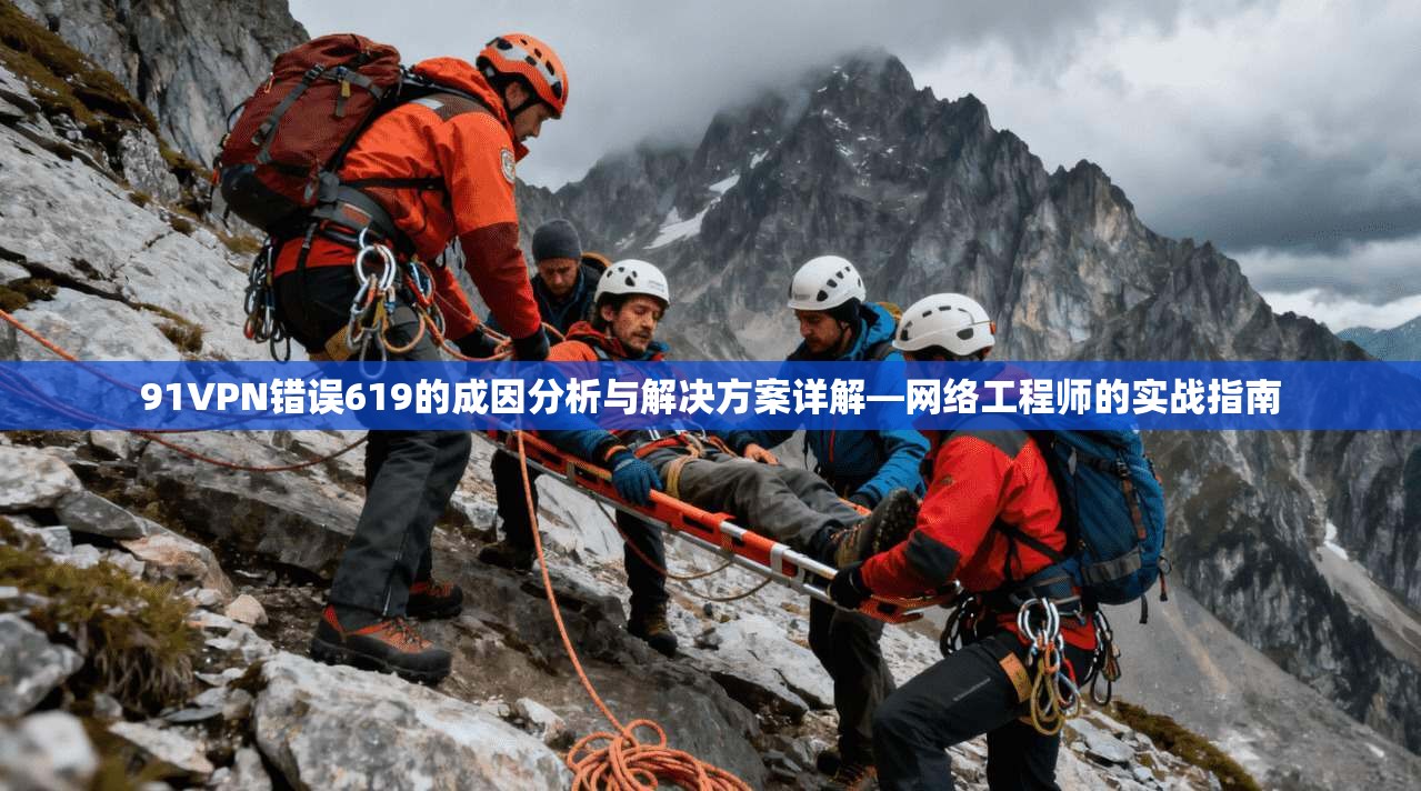 91VPN错误619的成因分析与解决方案详解—网络工程师的实战指南
