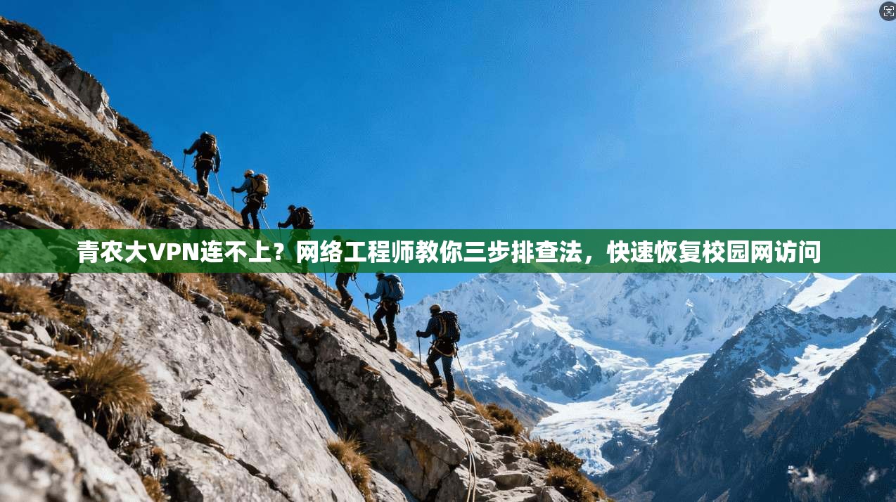 青农大VPN连不上？网络工程师教你三步排查法，快速恢复校园网访问