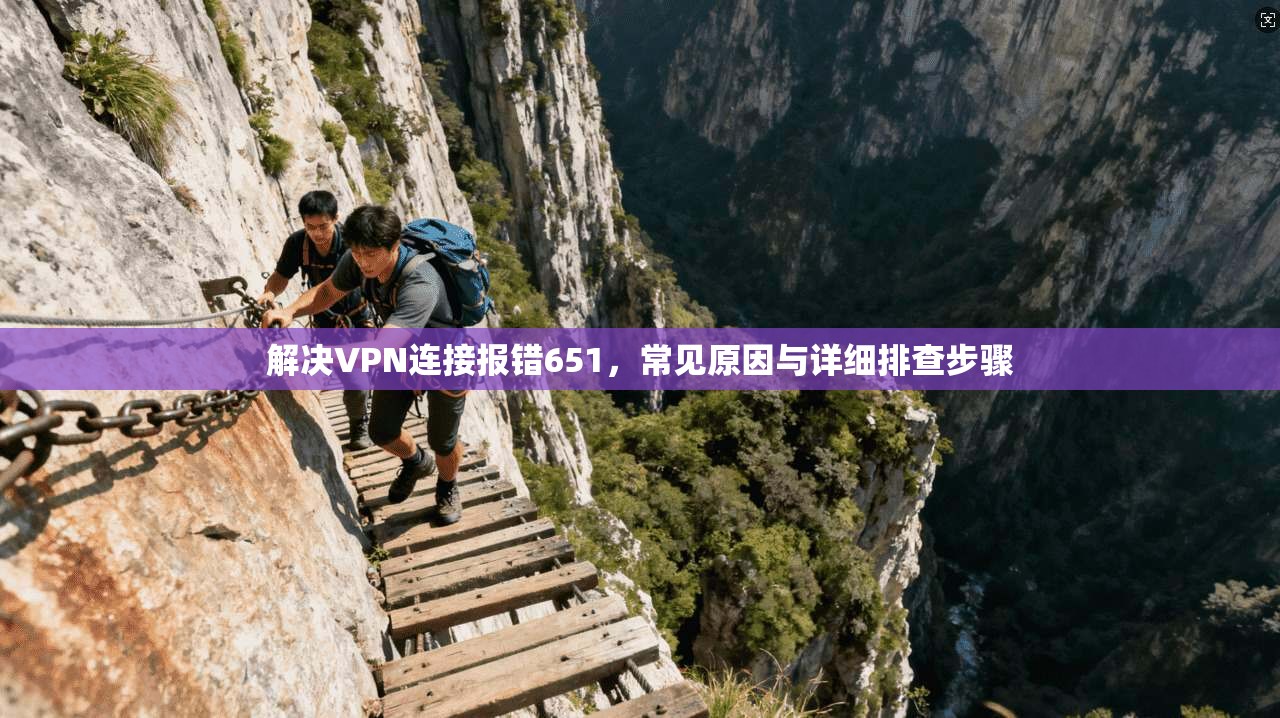 解决VPN连接报错651，常见原因与详细排查步骤