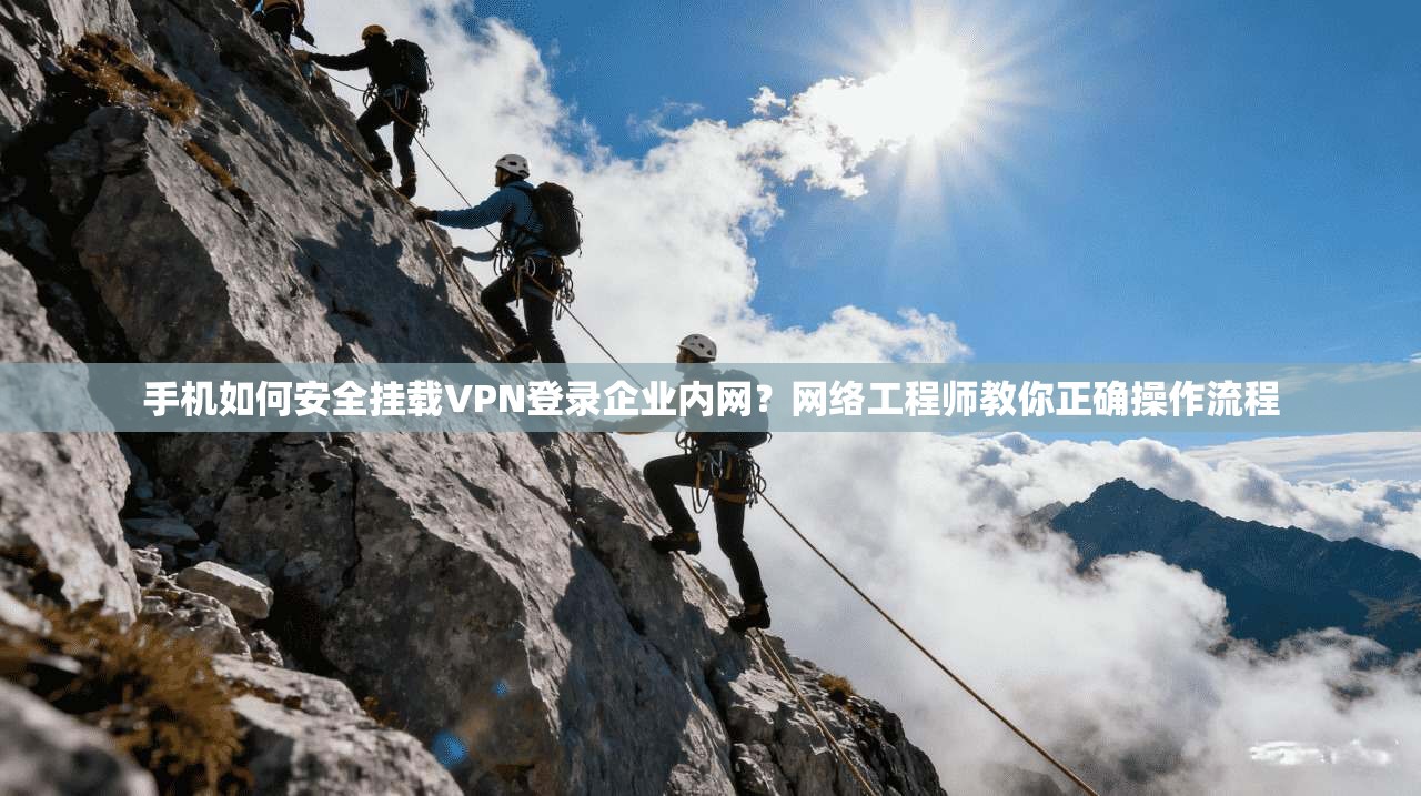 手机如何安全挂载VPN登录企业内网？网络工程师教你正确操作流程
