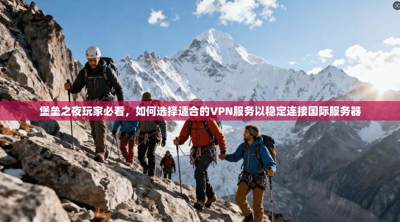 堡垒之夜玩家必看，如何选择适合的VPN服务以稳定连接国际服务器
