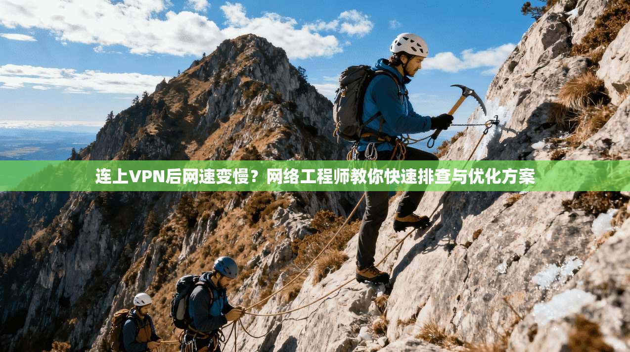连上VPN后网速变慢？网络工程师教你快速排查与优化方案