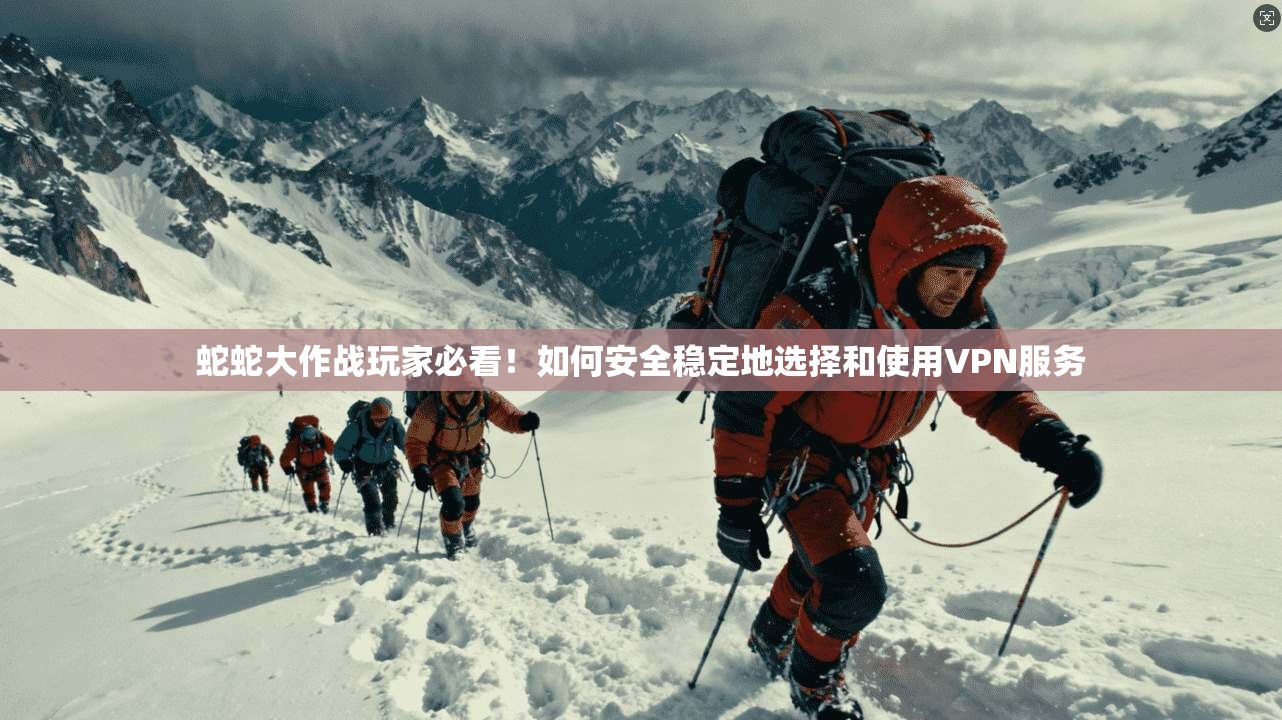 蛇蛇大作战玩家必看！如何安全稳定地选择和使用VPN服务